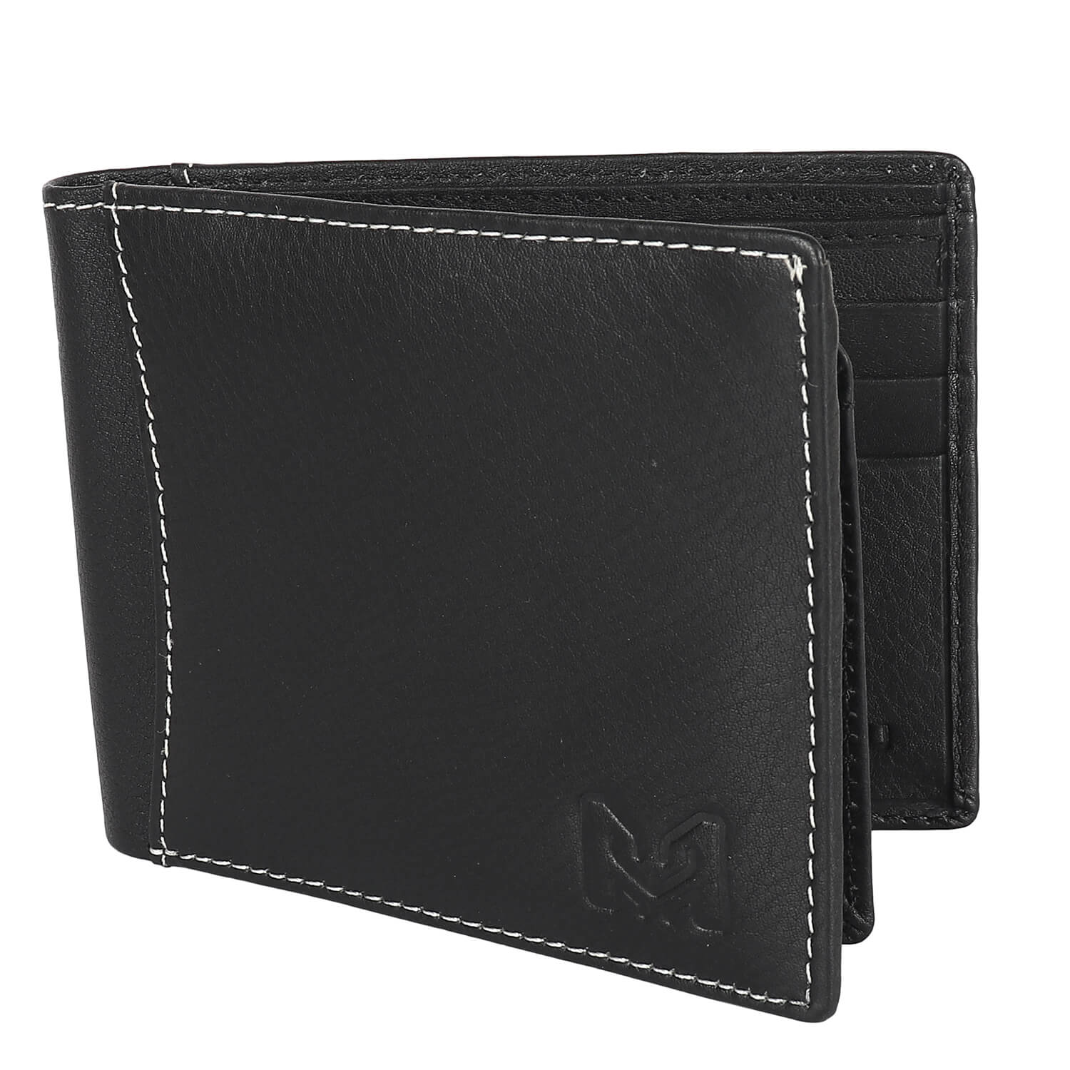 Black Bifold Wallet | Montosu Leather Bags & Wallets